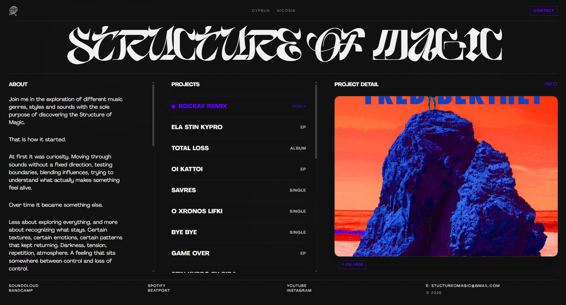 Preview of the Structure of Magic project